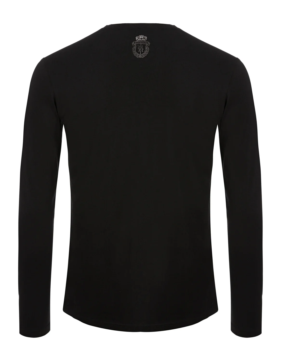 T-shirt Round Neck LS Lion, цвет: Черный