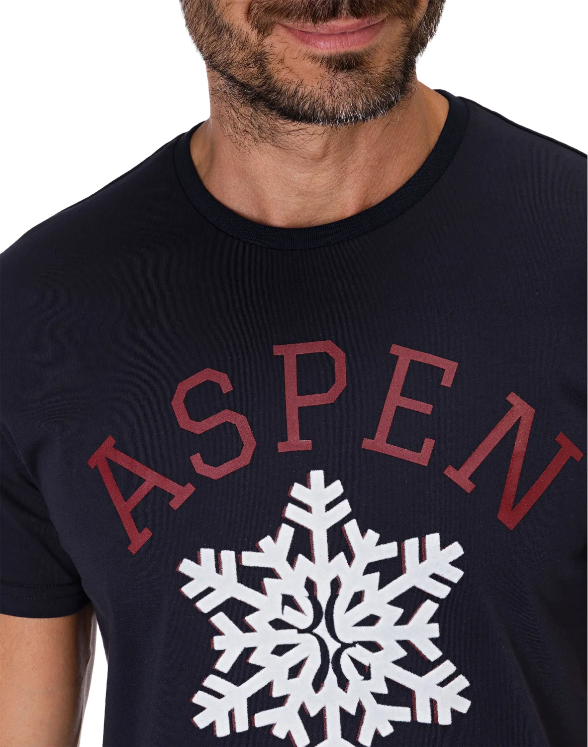 T-shirt Round Neck SS Winter Club, цвет: Черный