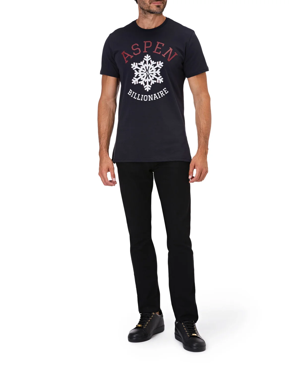 T-shirt Round Neck SS Winter Club, цвет: Черный