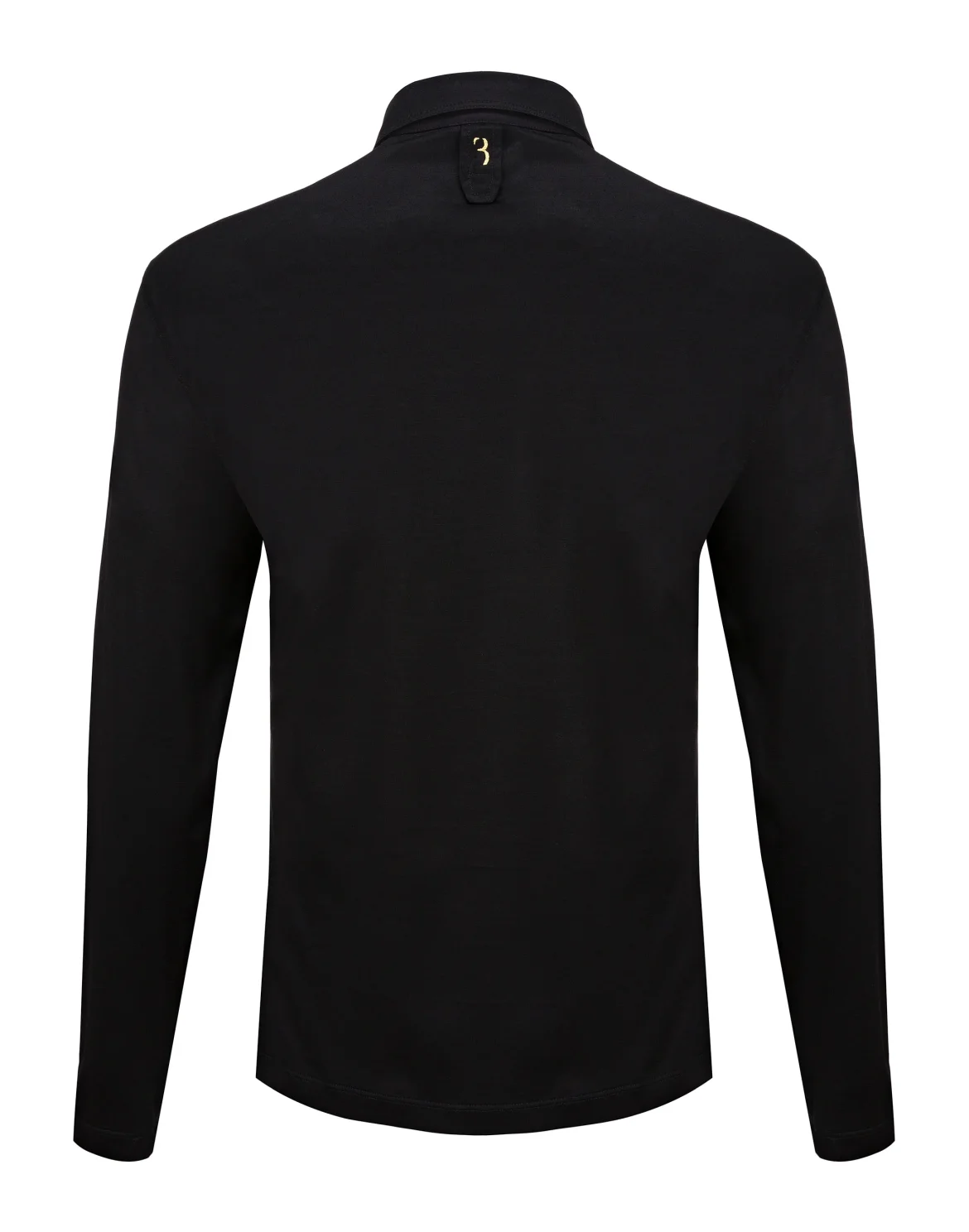 Polo shirt LS Crest, цвет: Черный