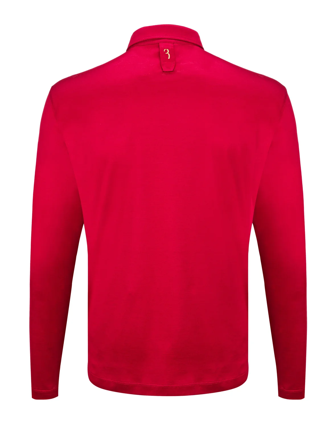 Polo shirt LS Crest, цвет: Красный