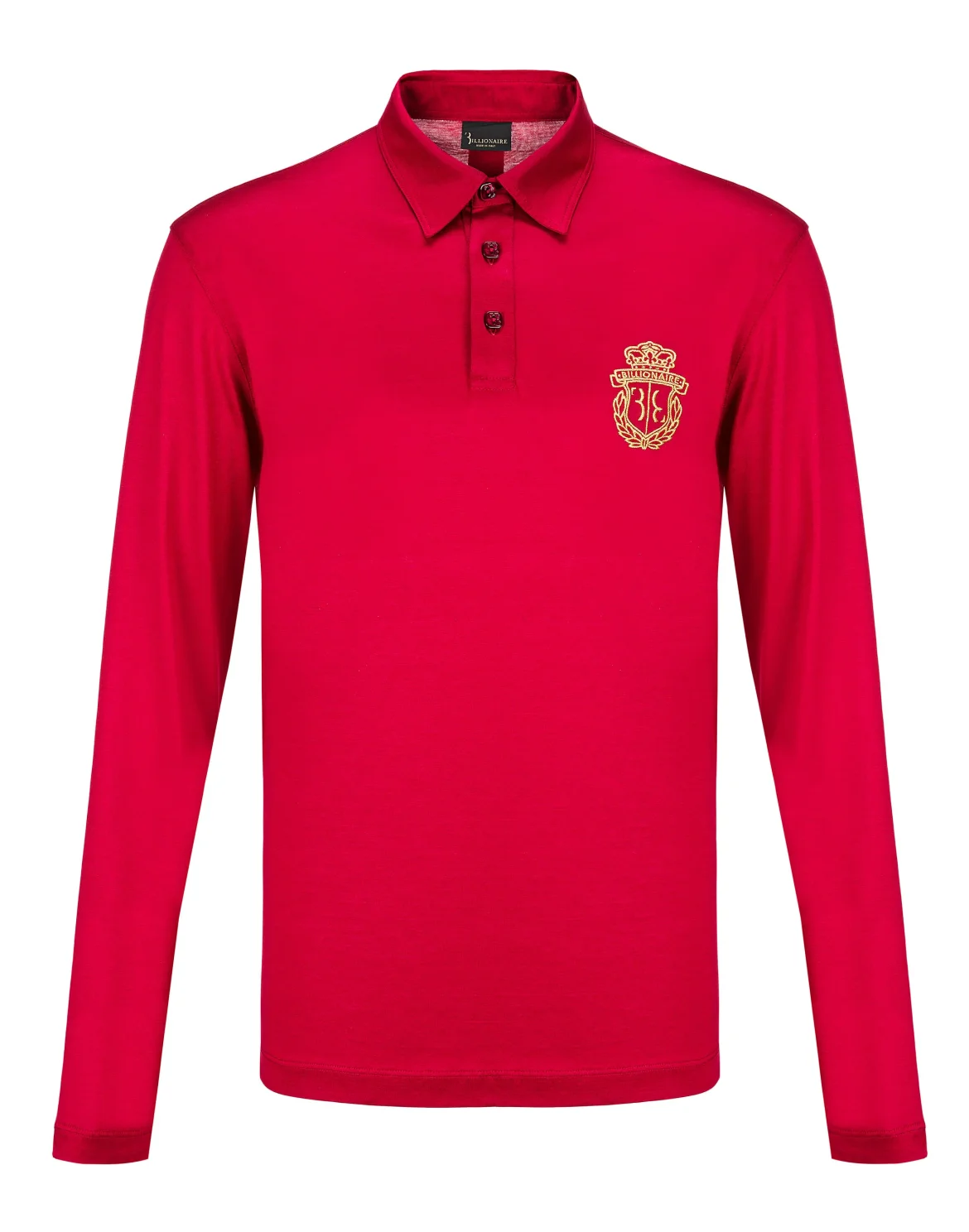 Polo shirt LS Crest, цвет: Красный