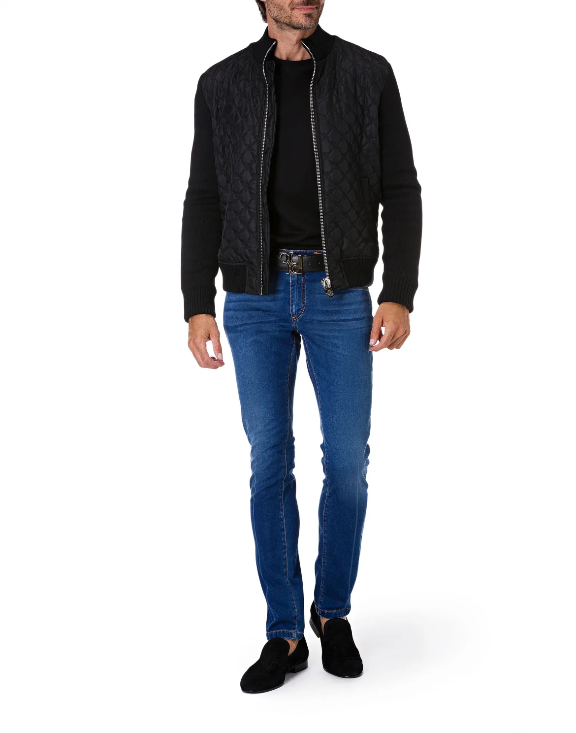 T-shirt Round Neck LS Crest, цвет: Черный