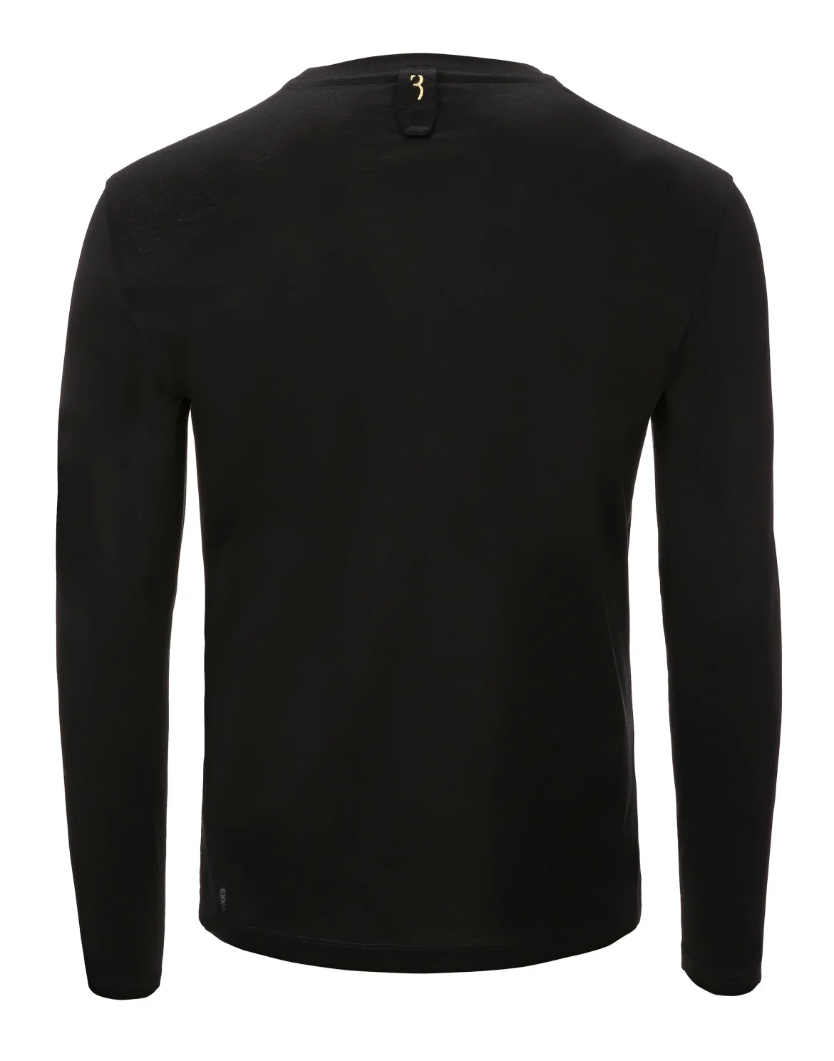 T-shirt Round Neck LS Crest, цвет: Черный