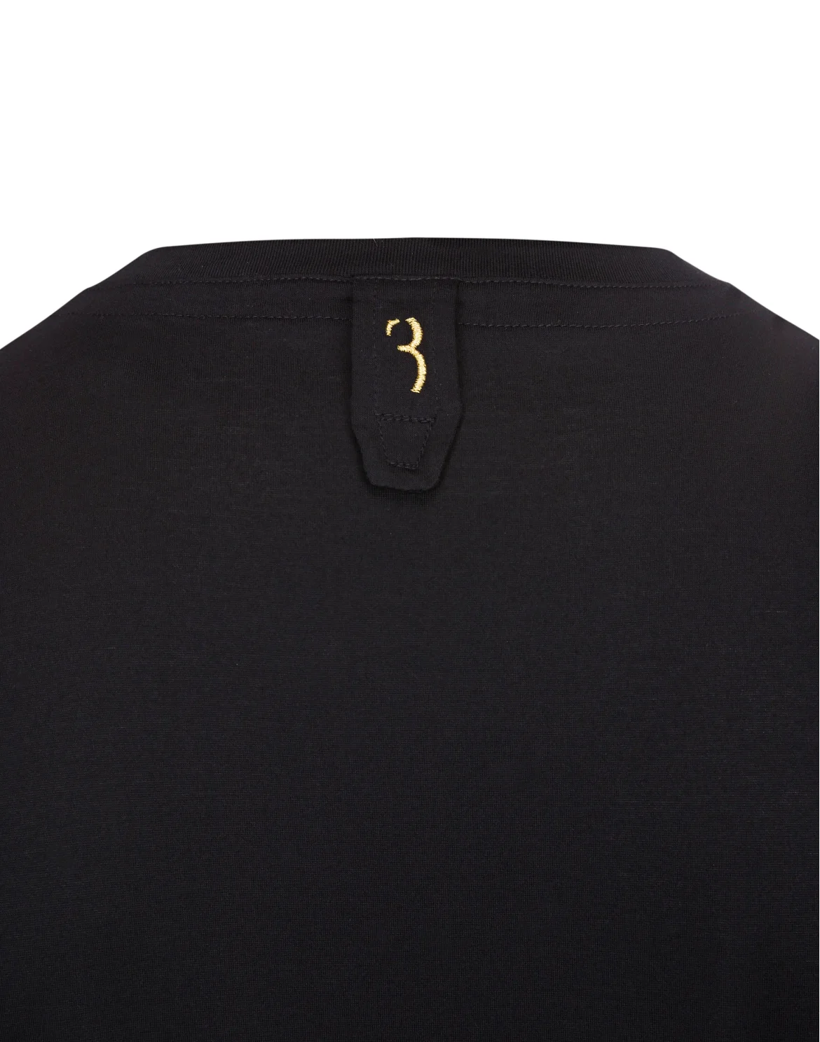 T-shirt V-Neck SS Crest, цвет: Черный