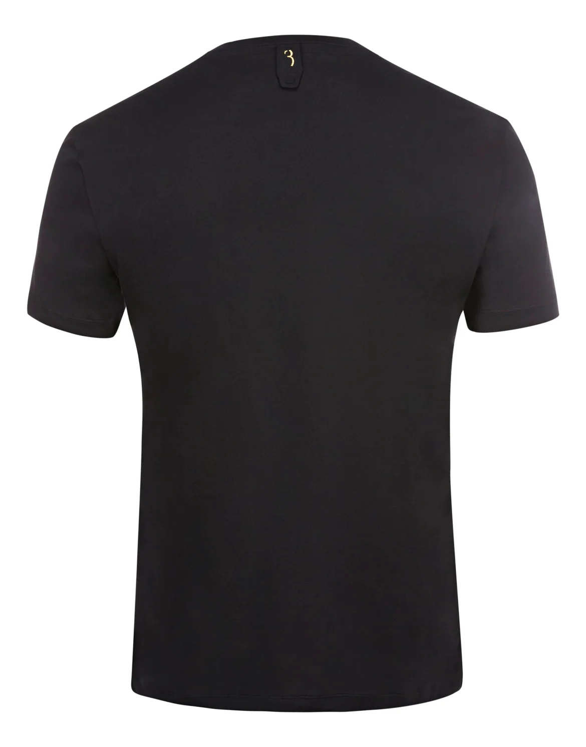 T-shirt V-Neck SS Crest, цвет: Черный