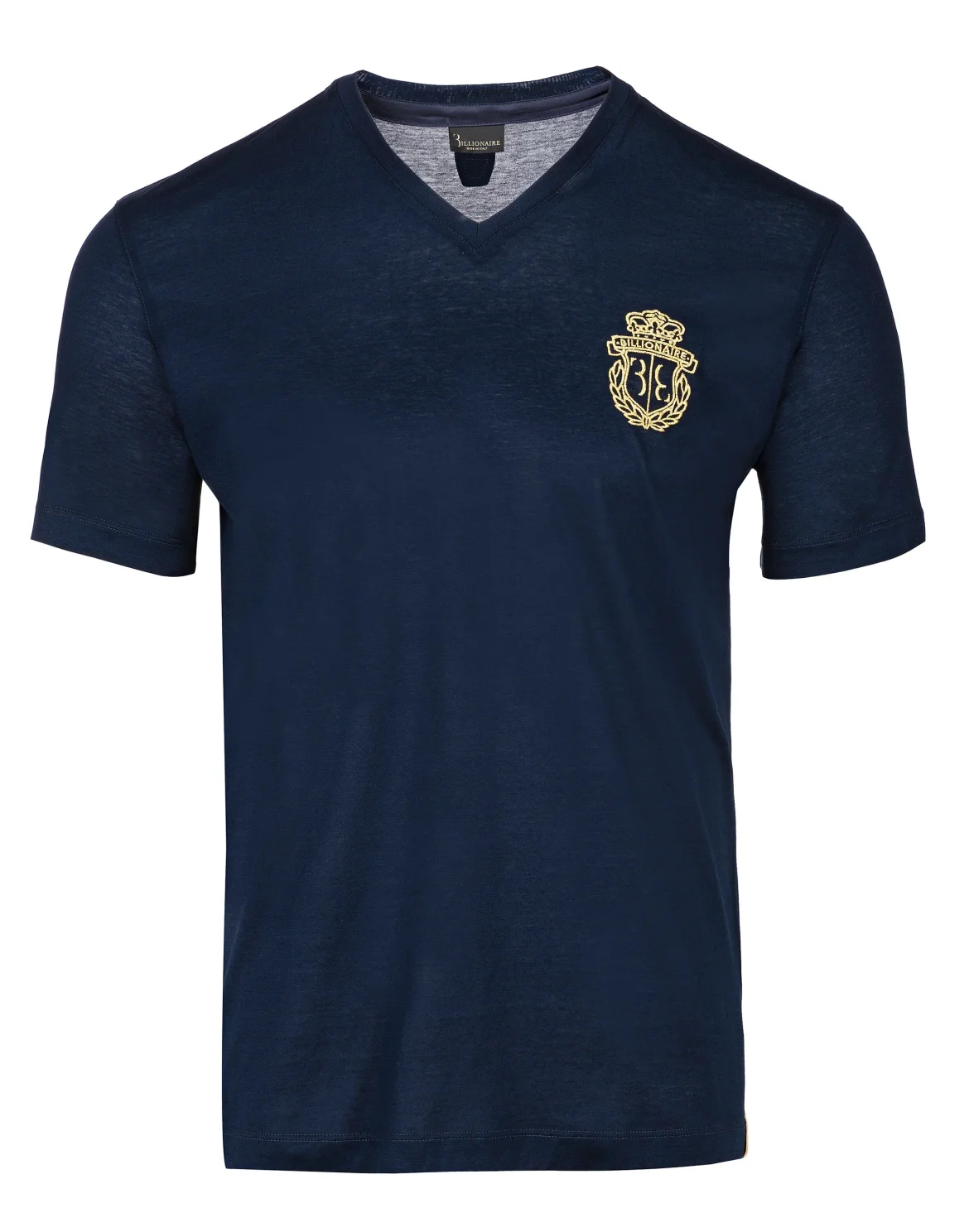 T-shirt V-Neck SS Crest, цвет: Синий