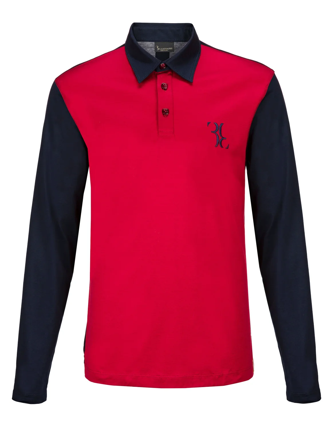 Polo shirt LS Double B, цвет: Красный