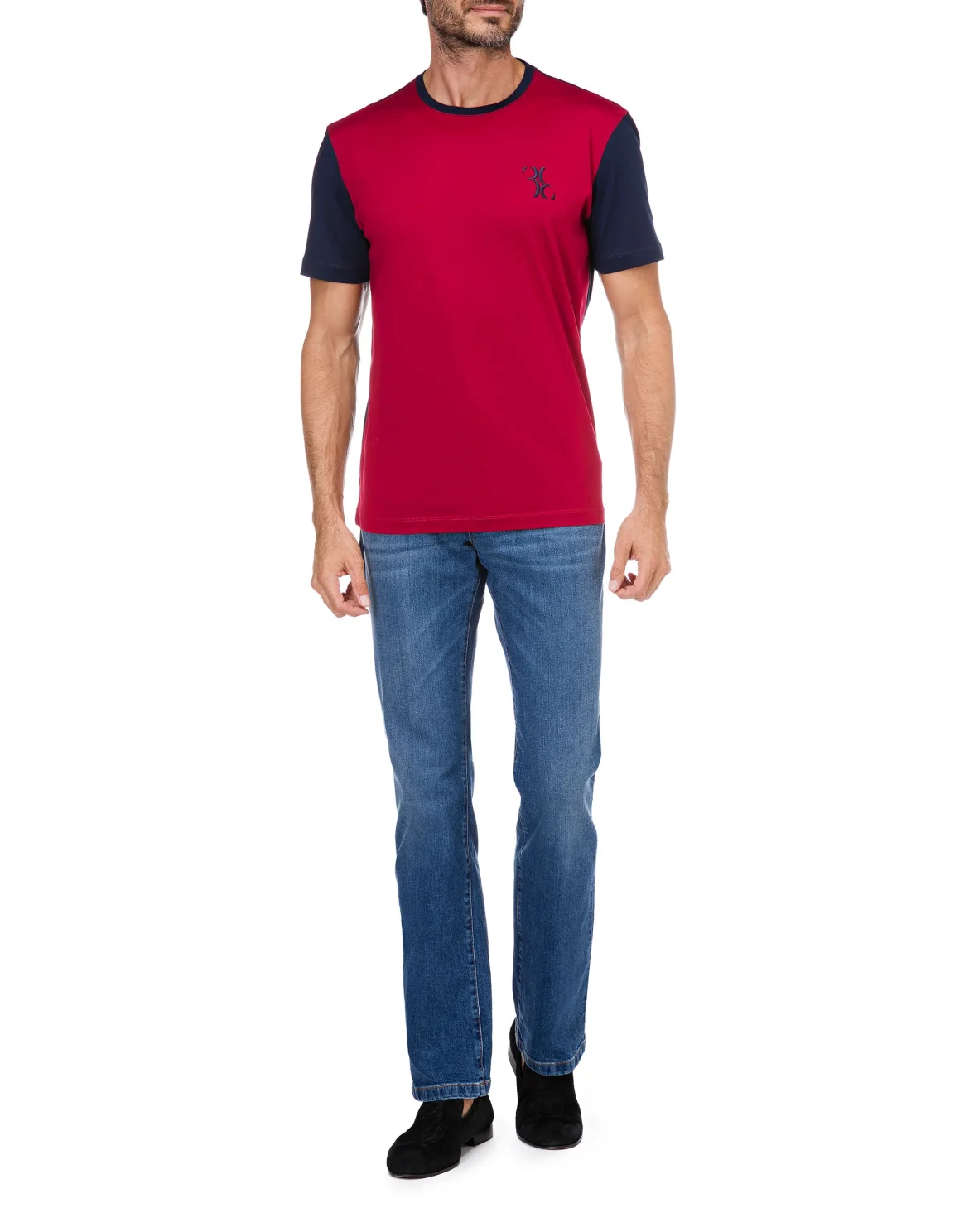 T-shirt Round Neck SS Double B, цвет: Красный