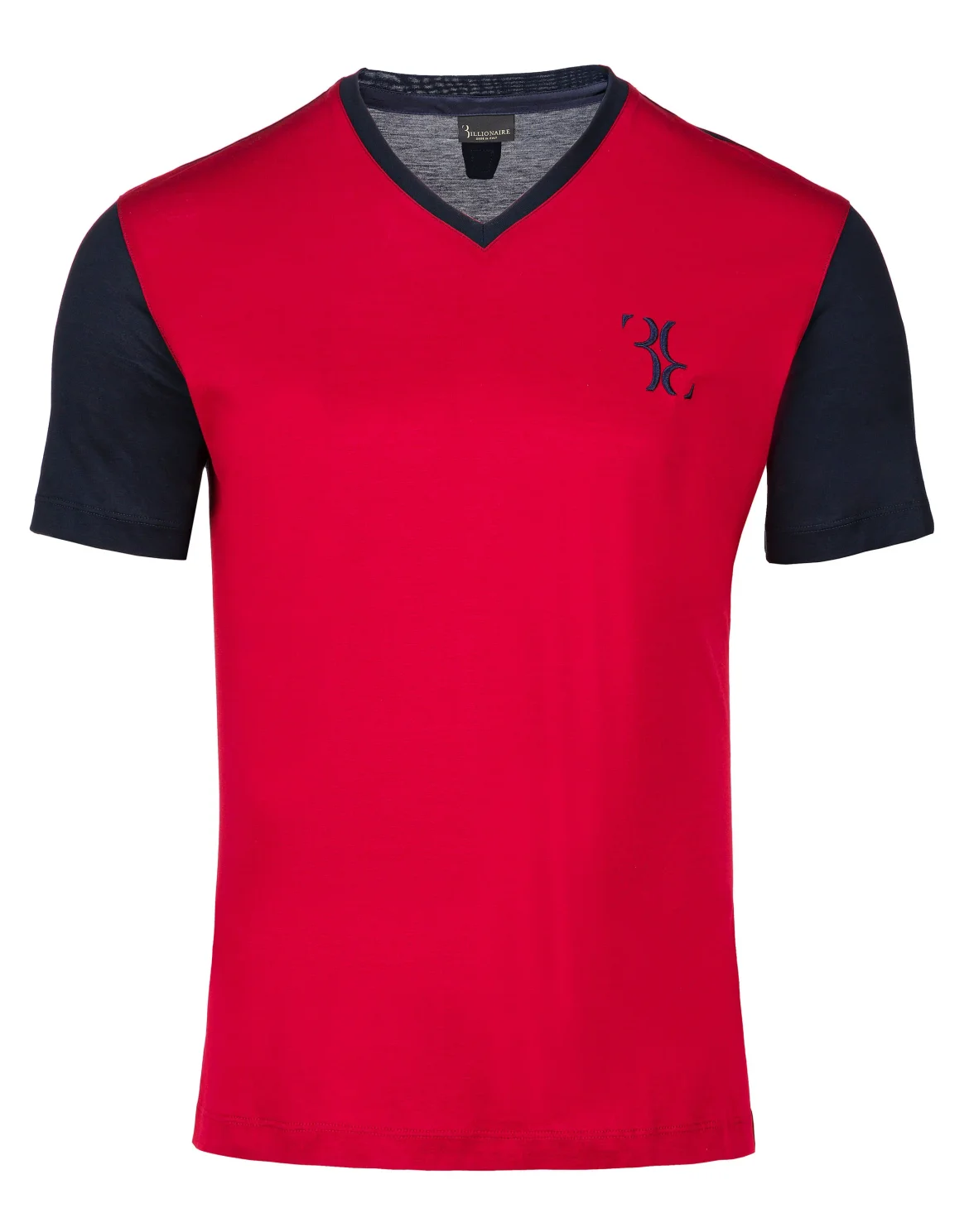 T-shirt V-Neck SS Double B, цвет: Красный