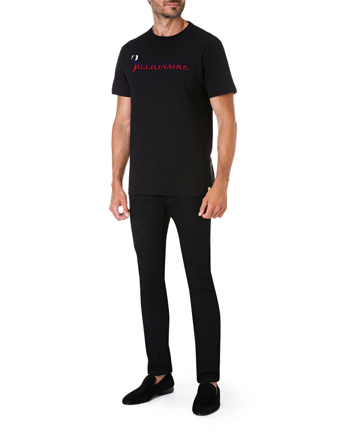 T-shirt Round Neck SS Statement, цвет: Черный