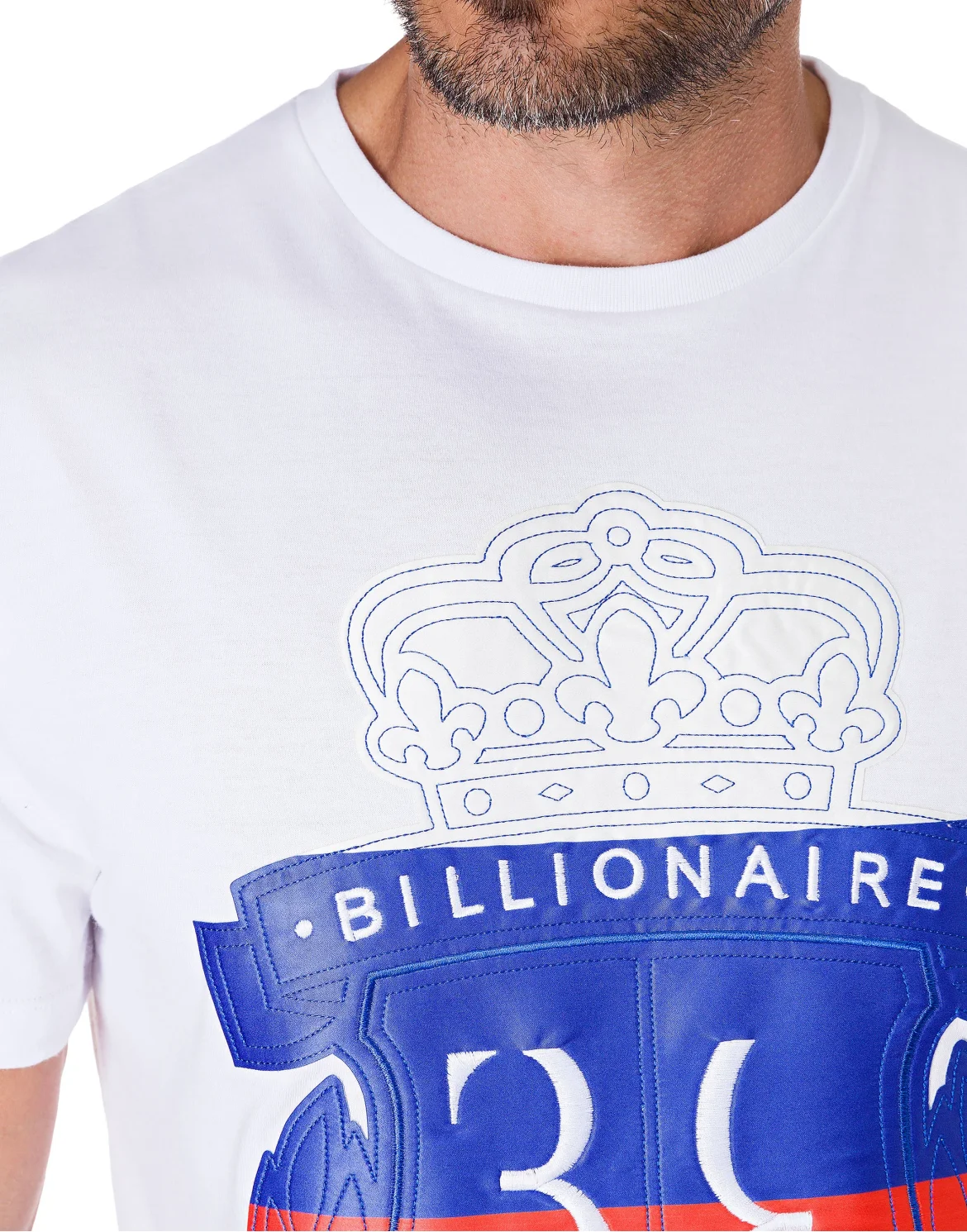 T-shirt Round Neck SS Crest, цвет: Белый