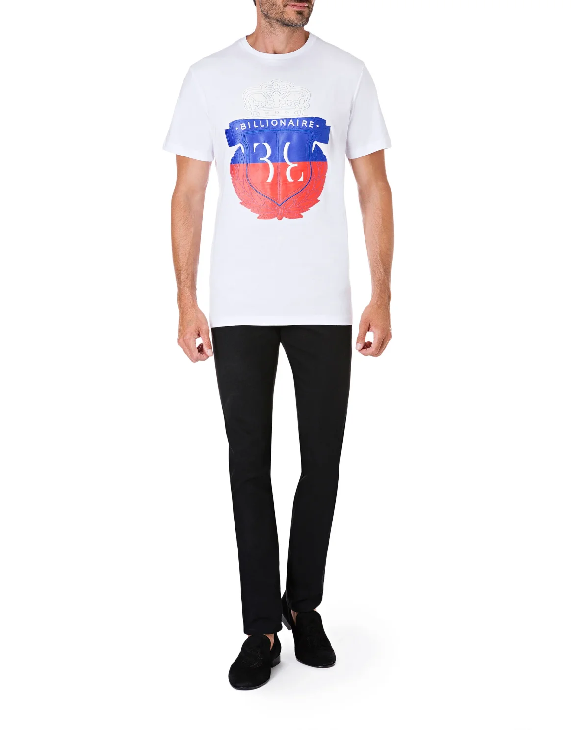 T-shirt Round Neck SS Crest, цвет: Белый