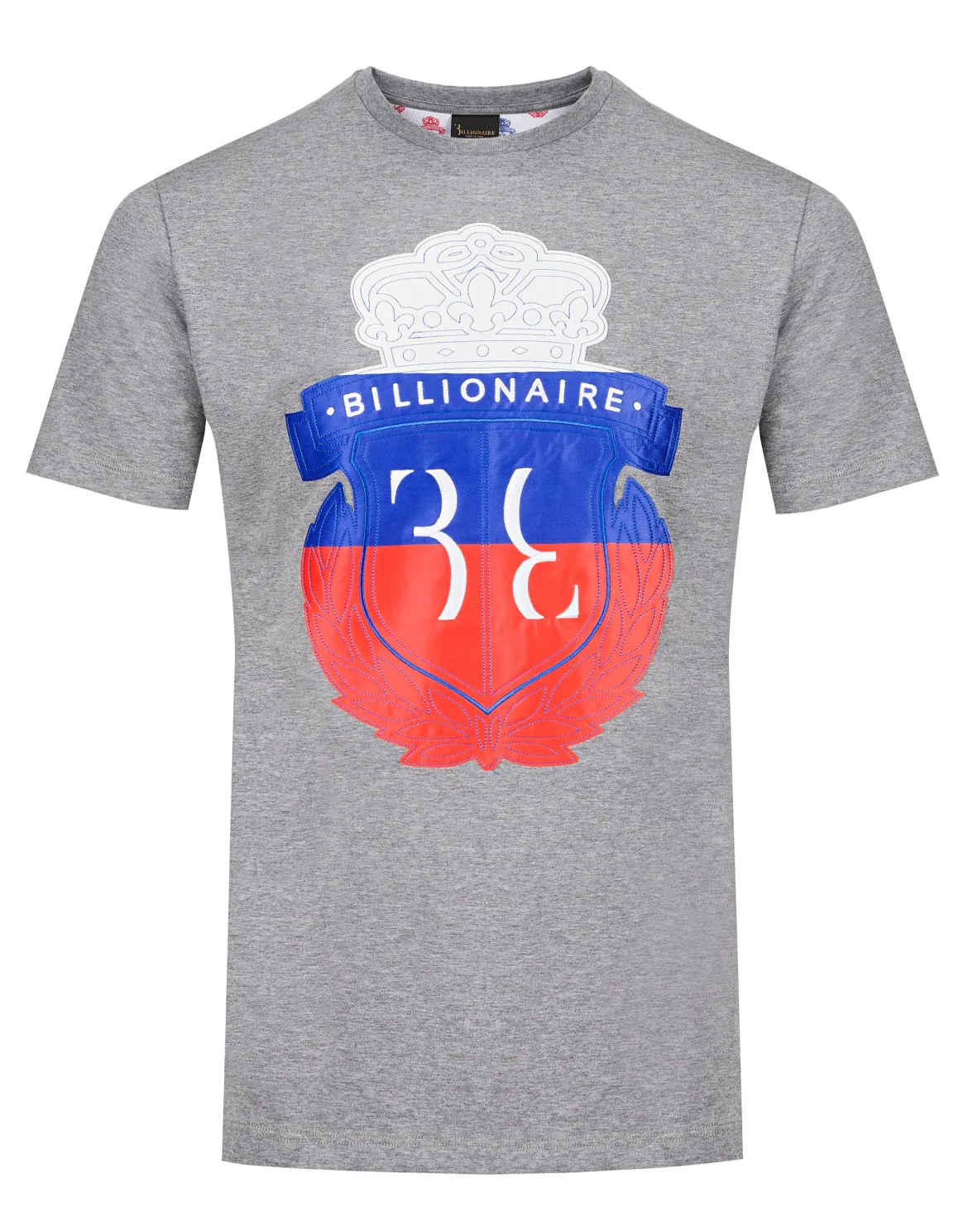 T-shirt Round Neck SS Crest, цвет: Серый