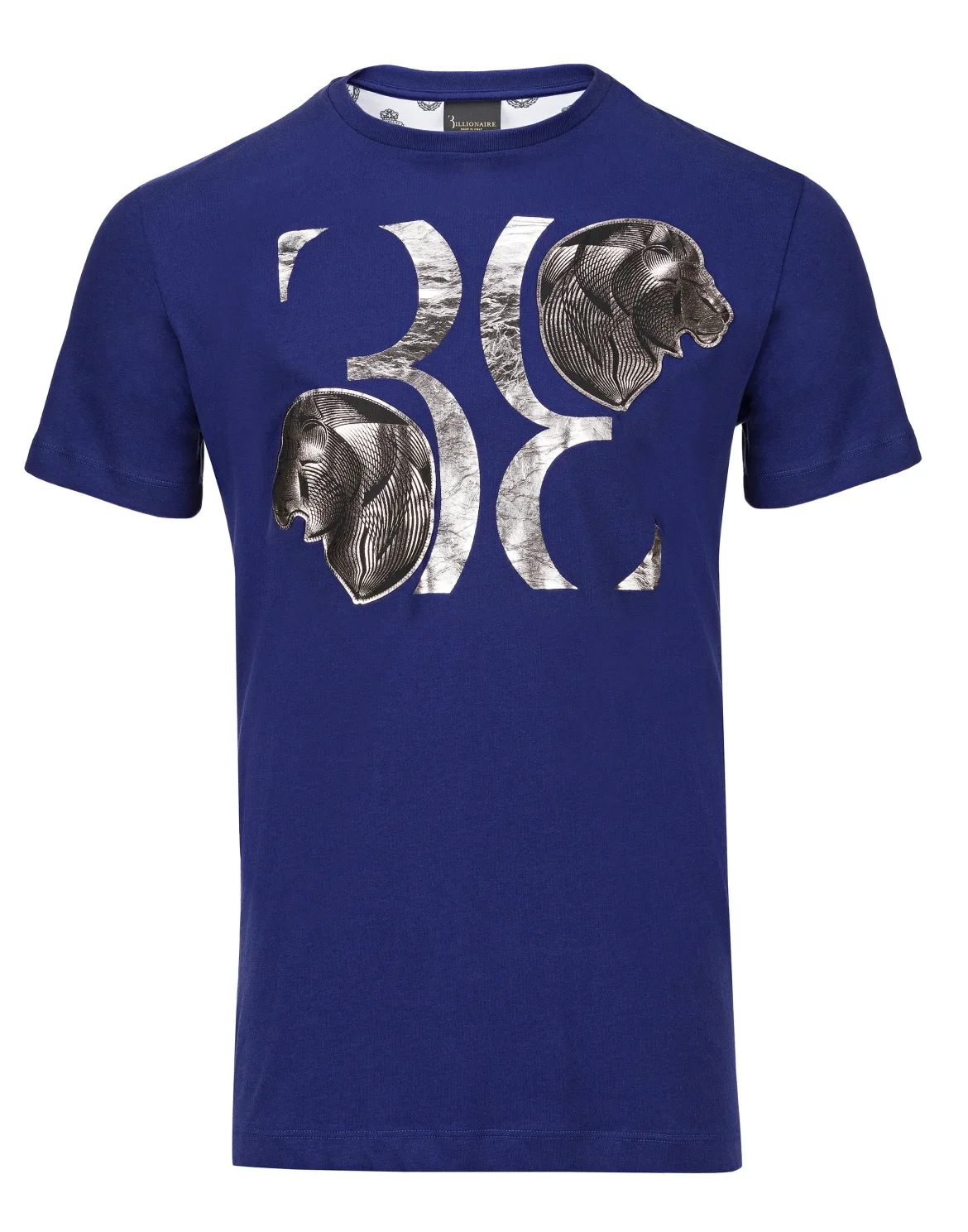 T-shirt Round Neck SS Lion, цвет: Синий