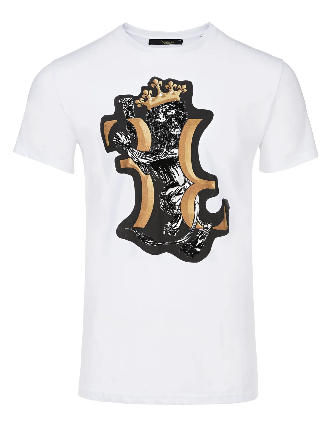 T-shirt Round Neck SS Double Lion, цвет: Белый