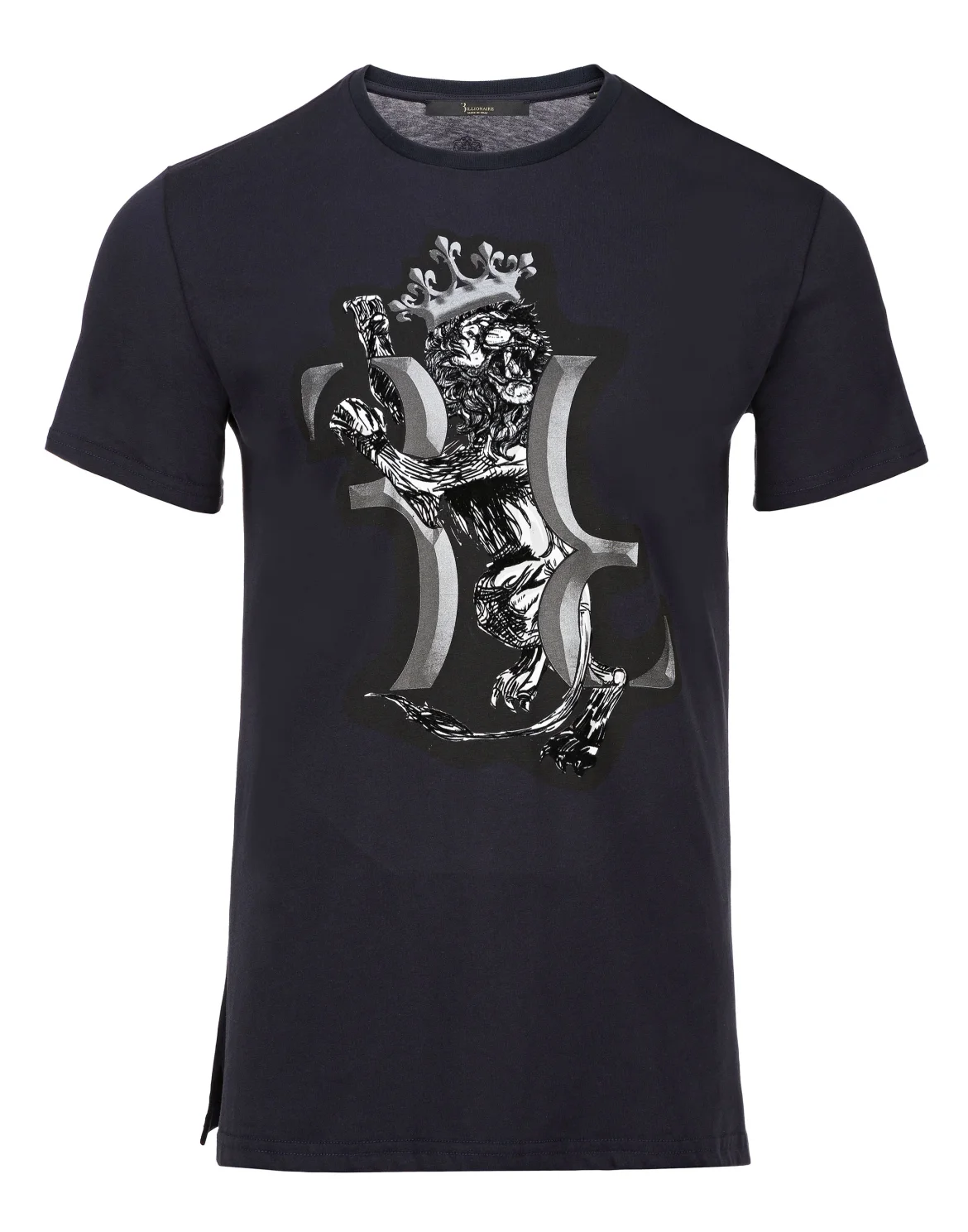 T-shirt Round Neck SS Double Lion, цвет: Синий