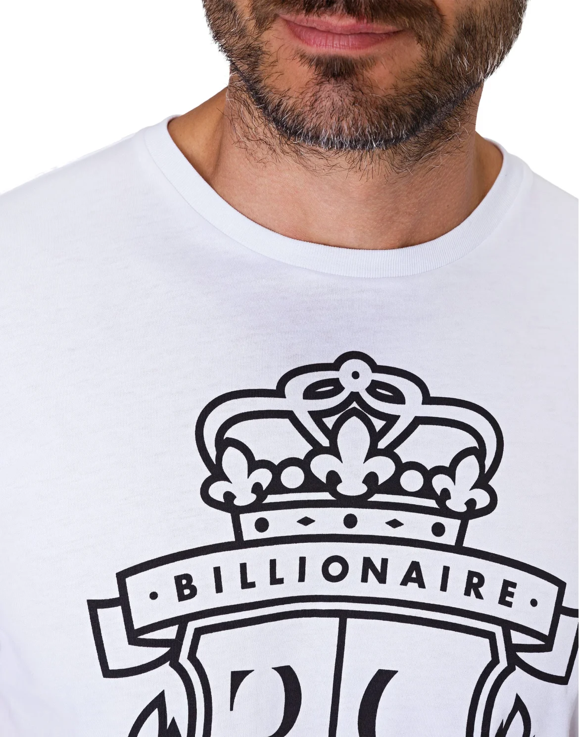 T-shirt Round Neck SS Crest, цвет: Белый