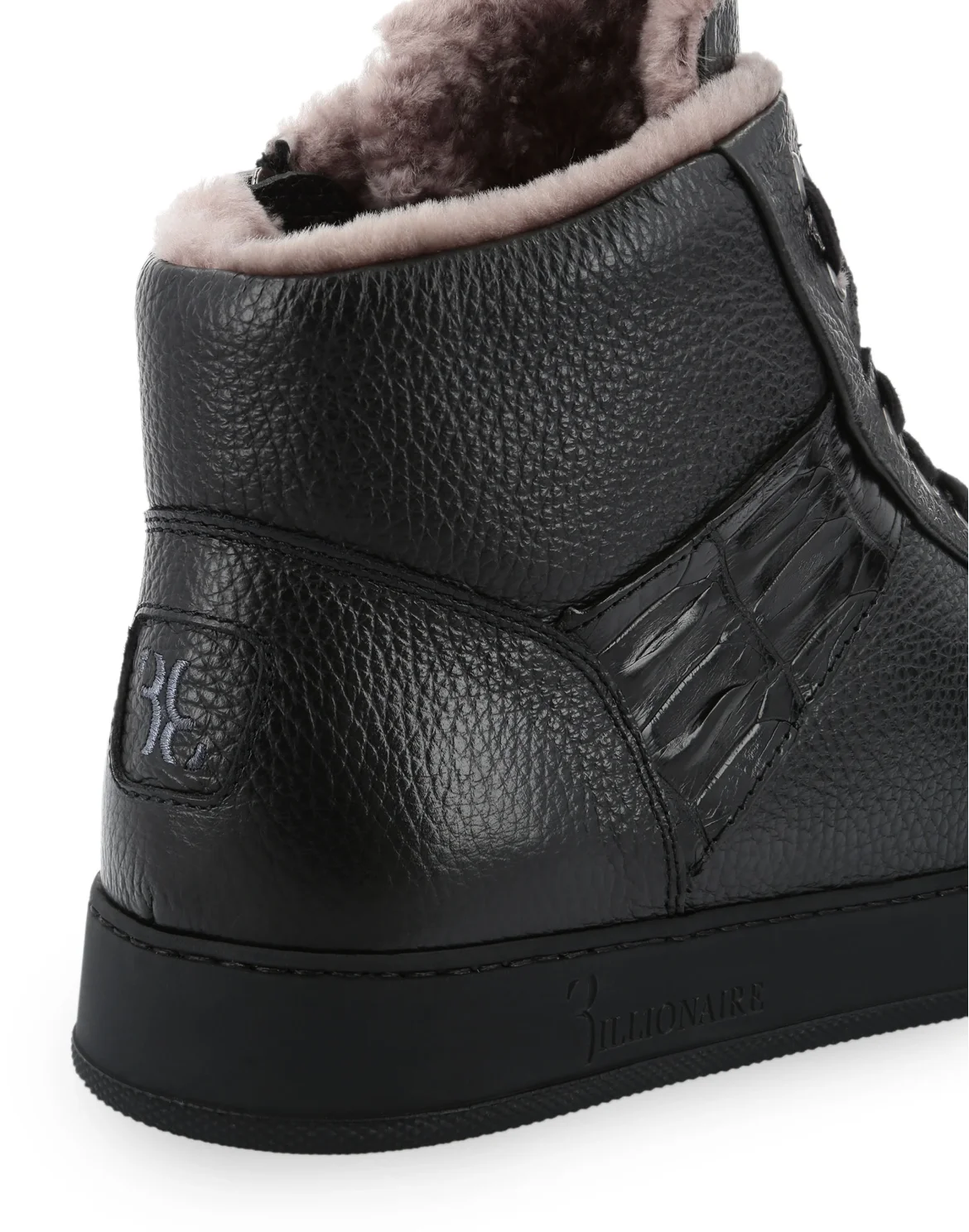 Hi-Top Sneakers Luxury, цвет: Черный