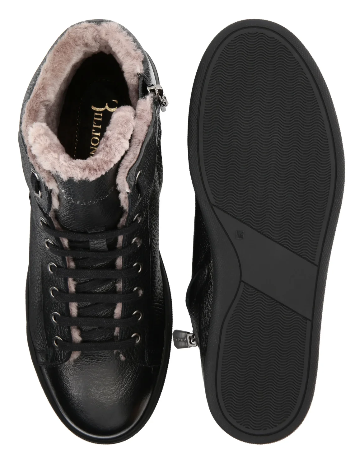 Hi-Top Sneakers Luxury, цвет: Черный