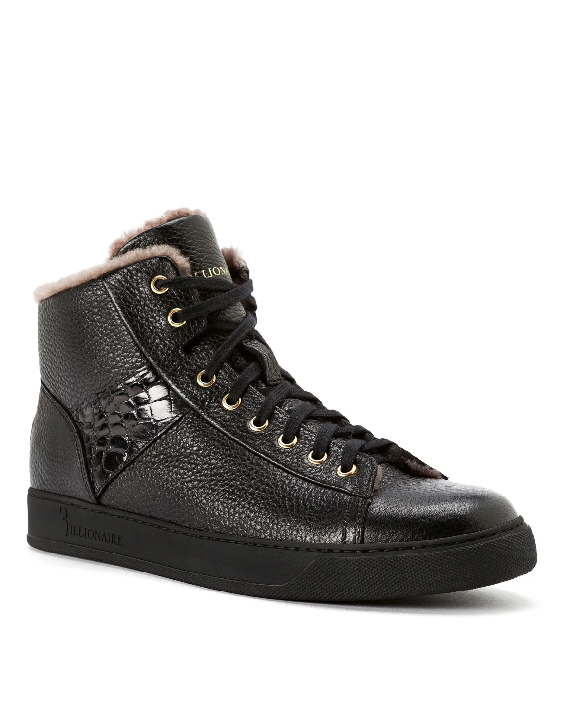 Hi-Top Sneakers Luxury, цвет: Черный