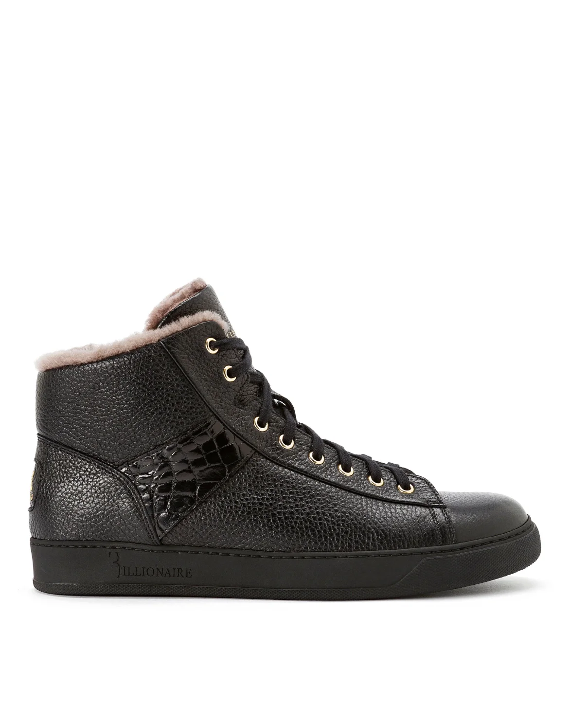 Hi-Top Sneakers Luxury, цвет: Черный