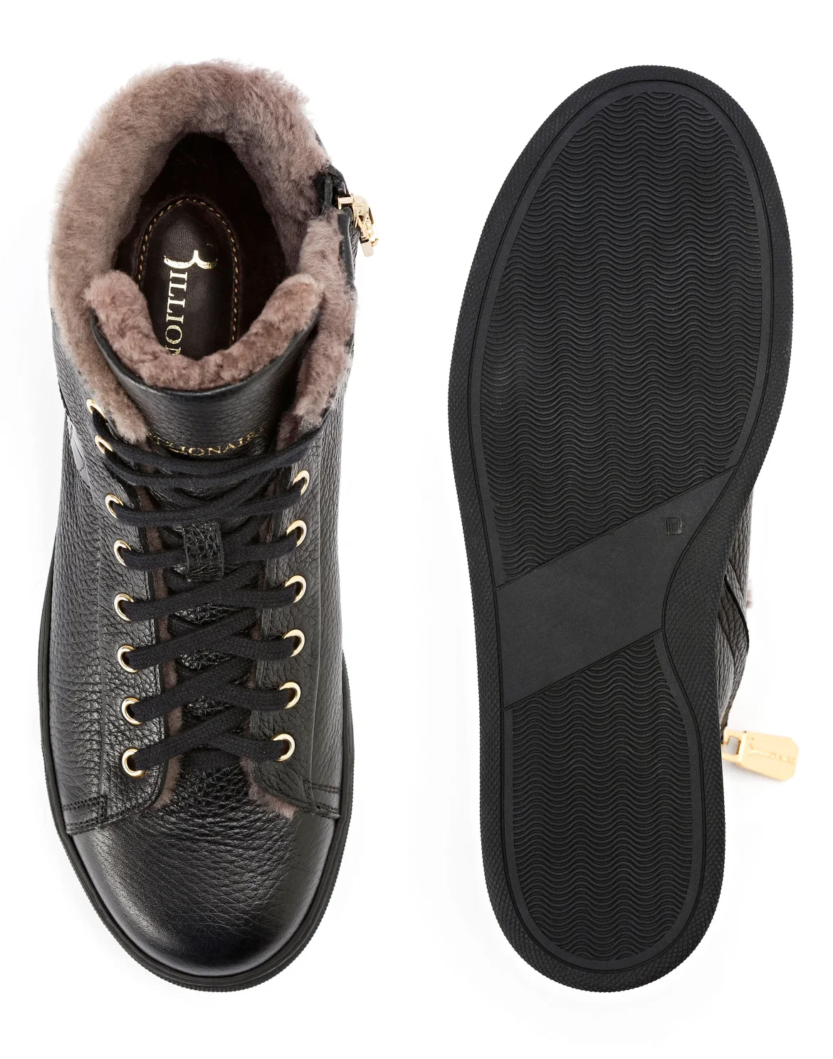 Hi-Top Sneakers Luxury, цвет: Черный