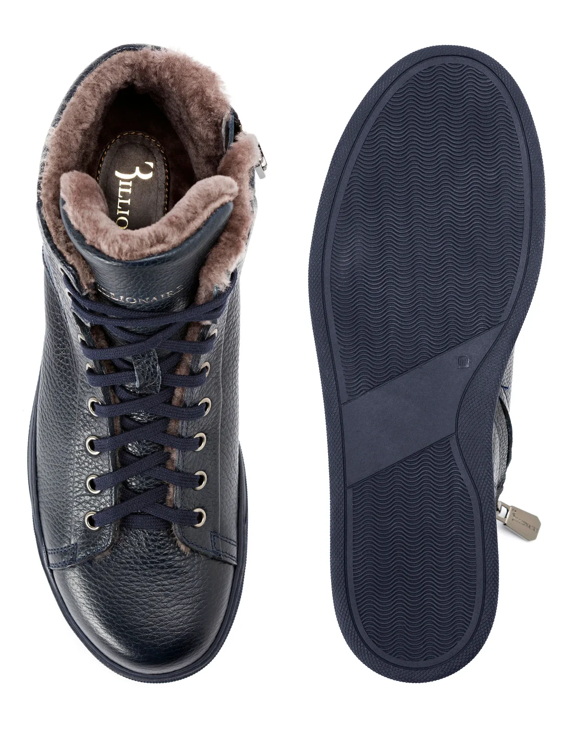 Hi-Top Sneakers Luxury, цвет: Синий