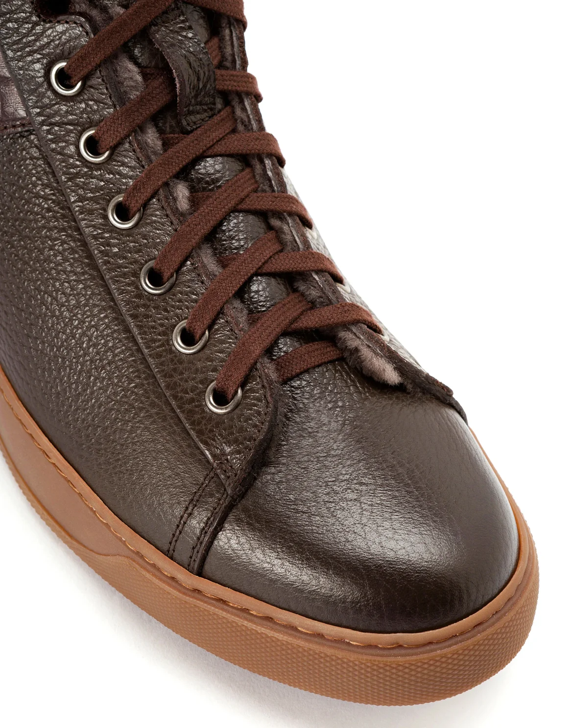 Hi-Top Sneakers Luxury, цвет: Коричневый