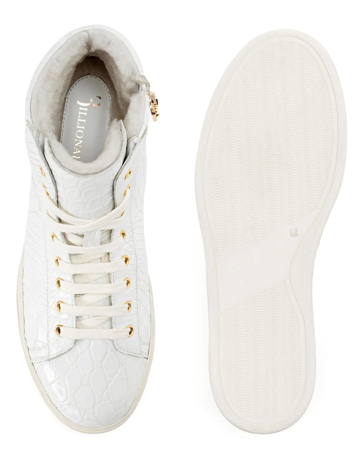 Hi-Top Sneakers Luxury, цвет: Белый