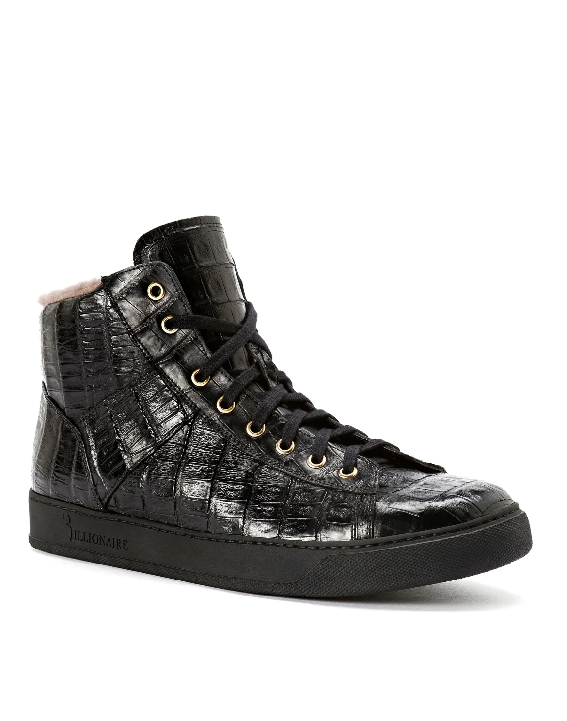 Hi-Top Sneakers Luxury, цвет: Черный