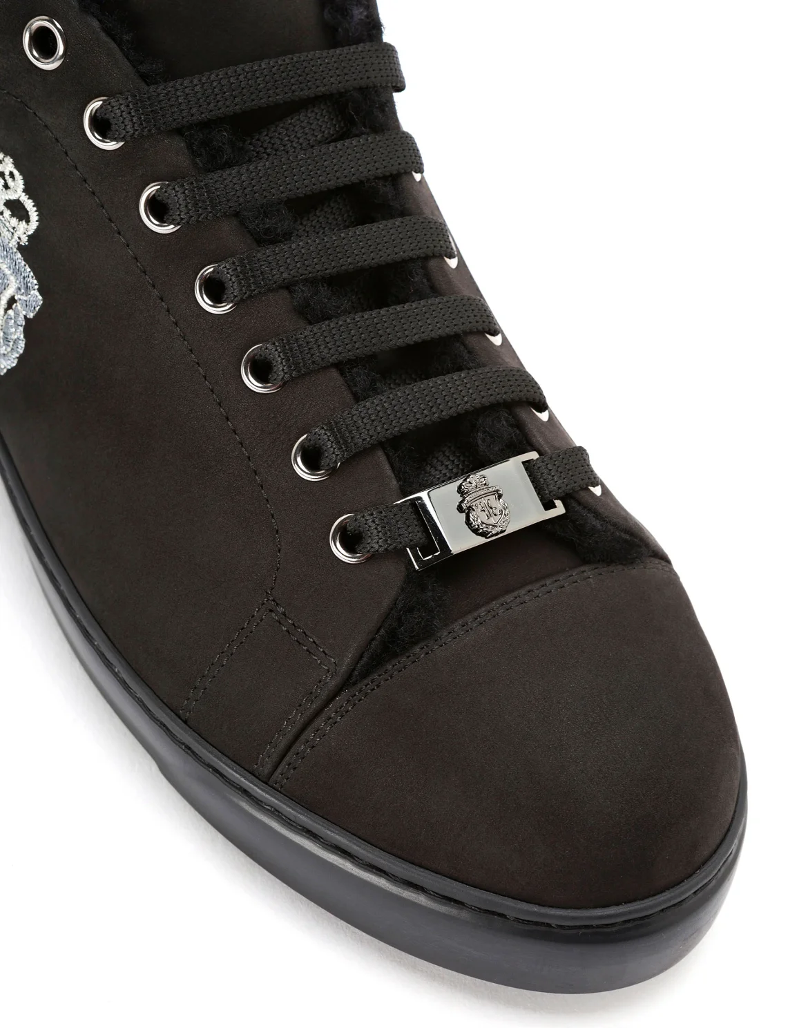 Lo-Top Sneakers Crest, цвет: Черный