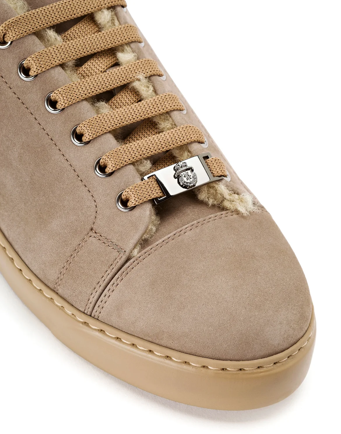 Lo-Top Sneakers Crest, цвет: Коричневый