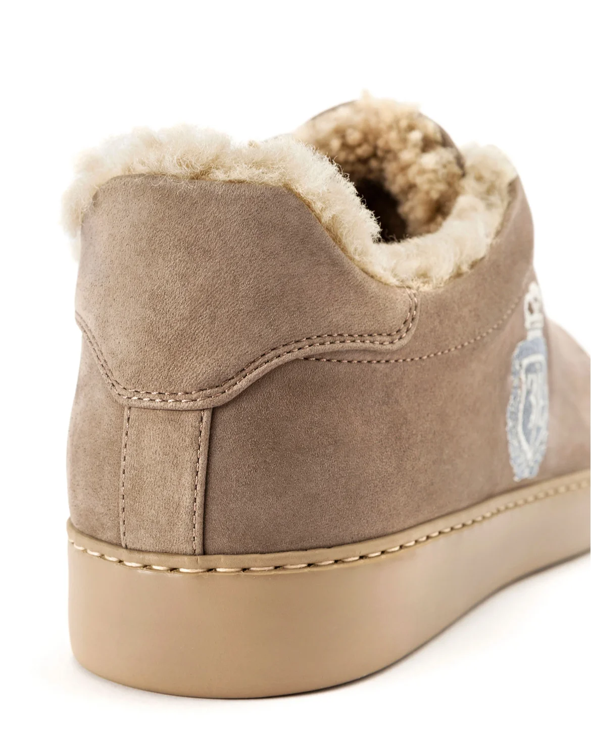 Lo-Top Sneakers Crest, цвет: Коричневый