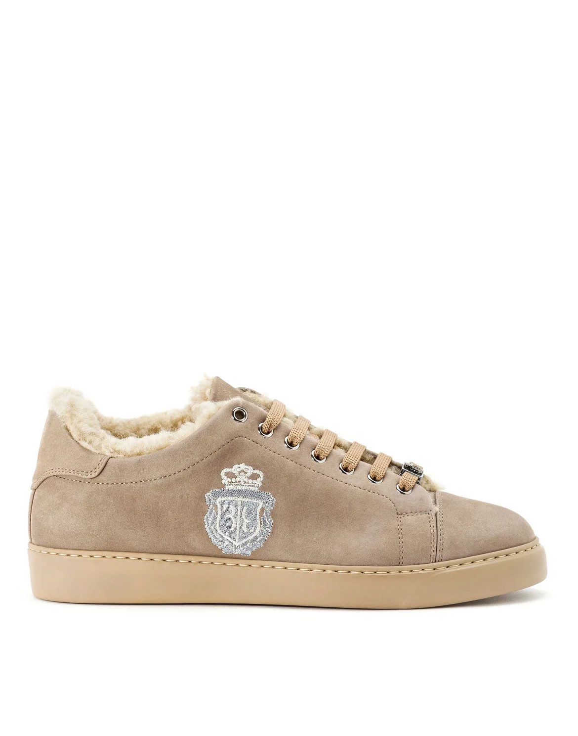 Lo-Top Sneakers Crest, цвет: Коричневый