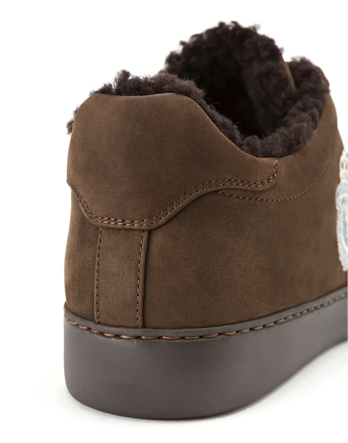 Lo-Top Sneakers Crest, цвет: Коричневый
