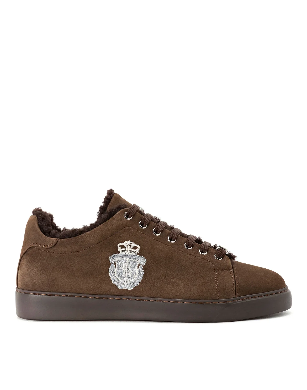 Lo-Top Sneakers Crest, цвет: Коричневый
