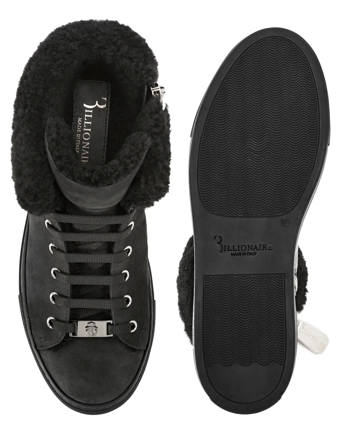 Hi-Top Sneakers Statement, цвет: Черный