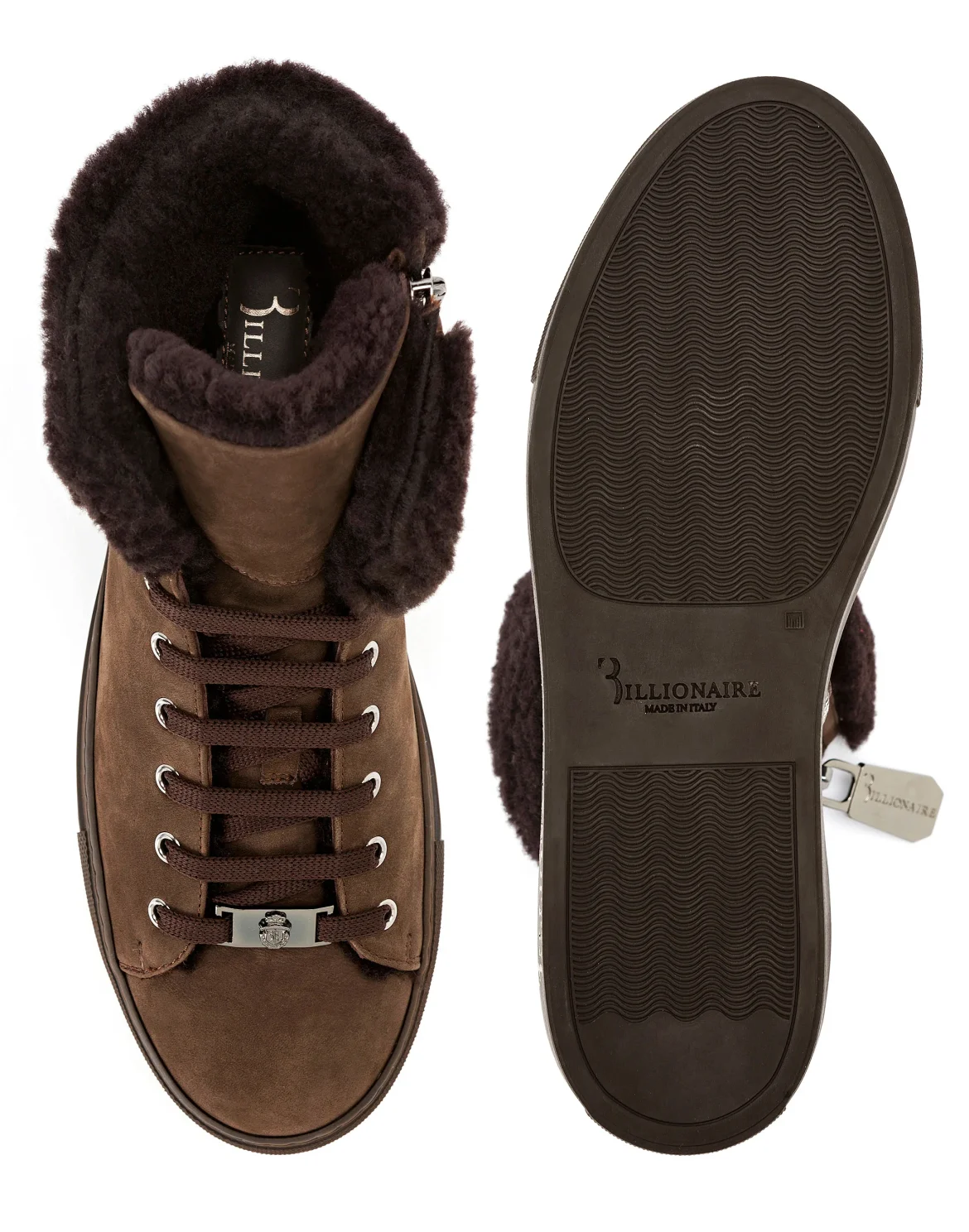 Hi-Top Sneakers Statement, цвет: Коричневый