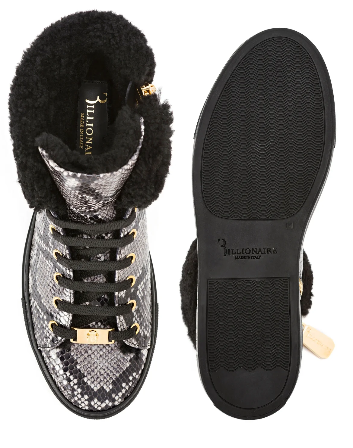 Hi-Top Sneakers Statement, цвет: Черный