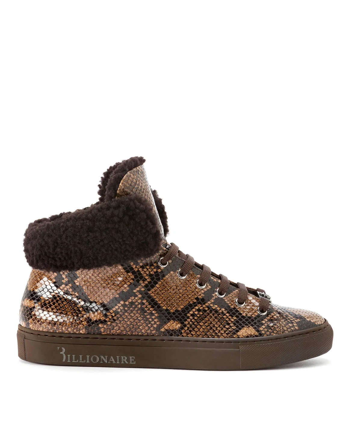 Hi-Top Sneakers Statement, цвет: Коричневый