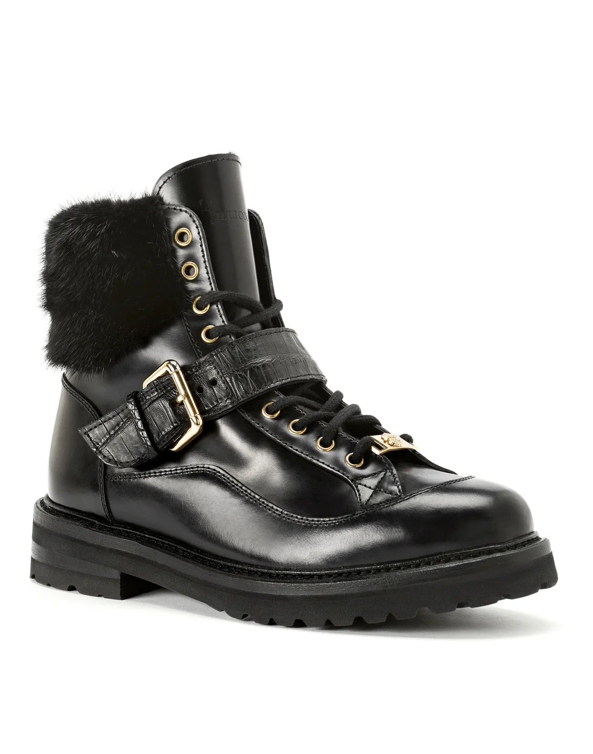 Boots Low Flat Luxury, цвет: Черный