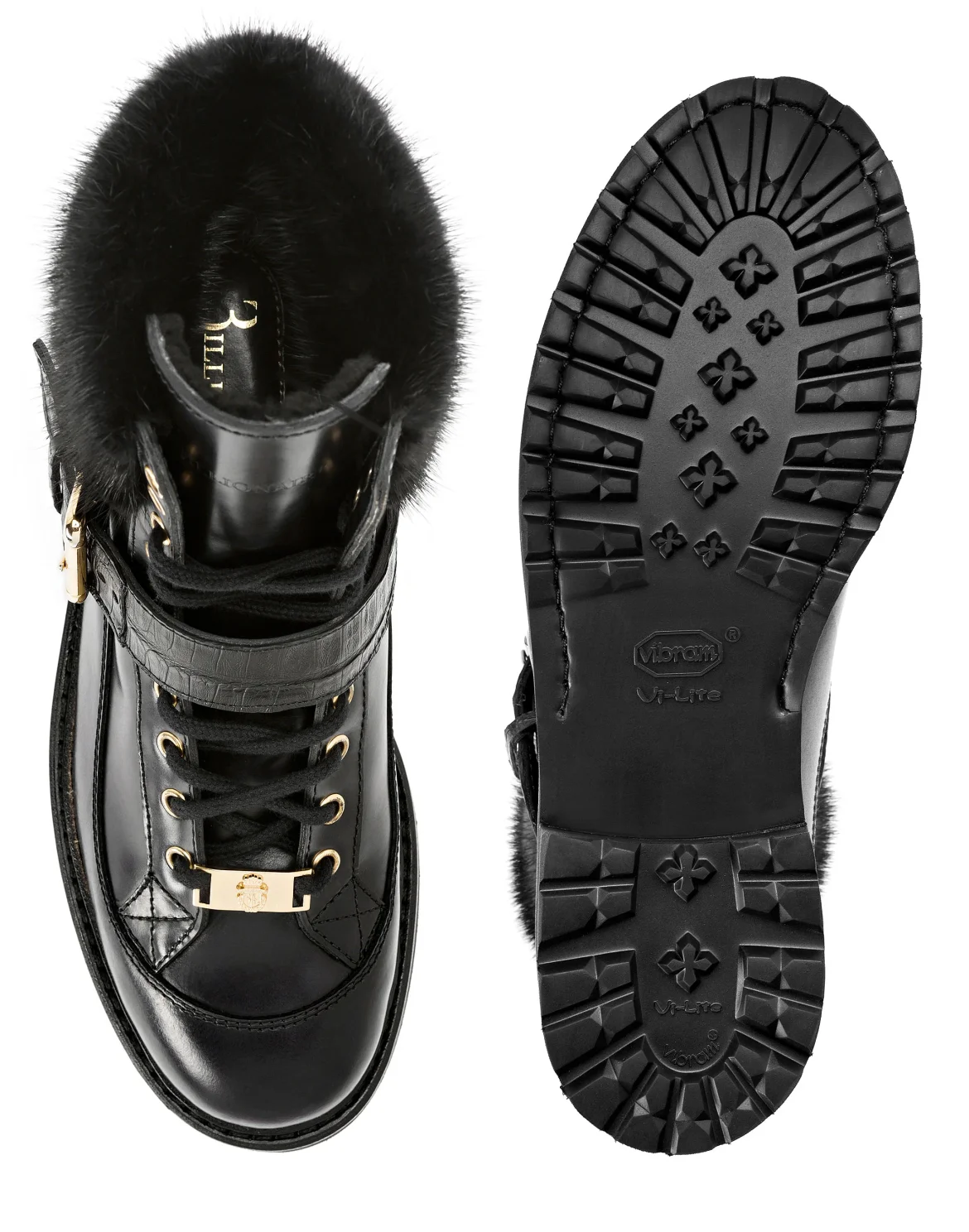 Boots Low Flat Luxury, цвет: Черный