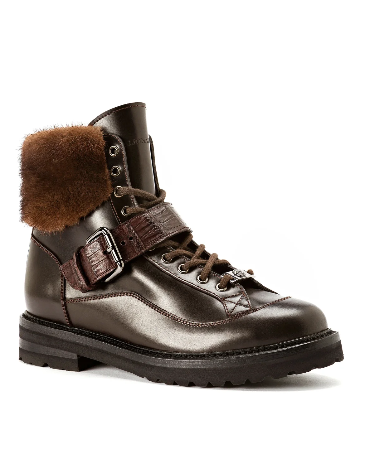 Boots Low Flat Luxury, цвет: Коричневый