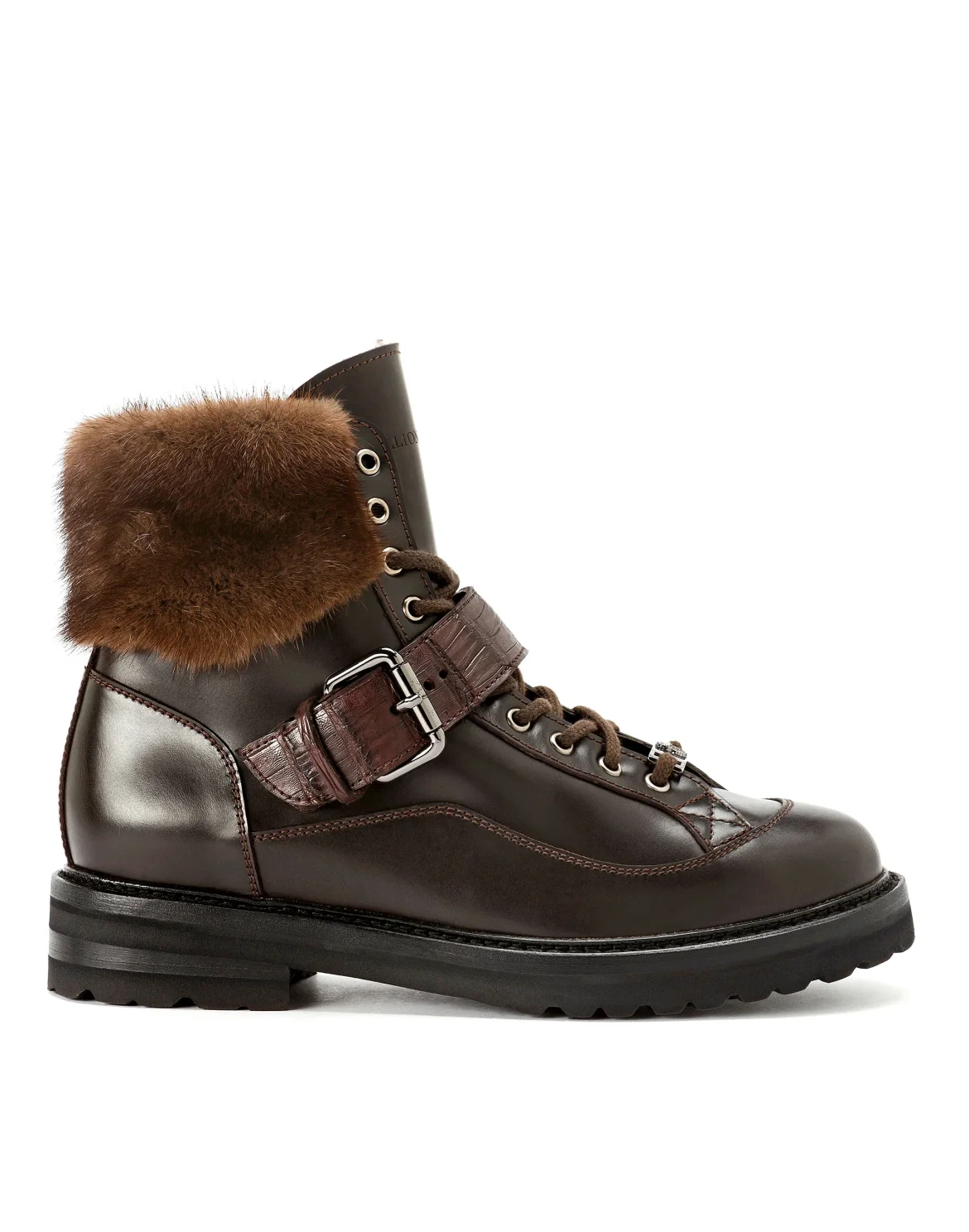 Boots Low Flat Luxury, цвет: Коричневый