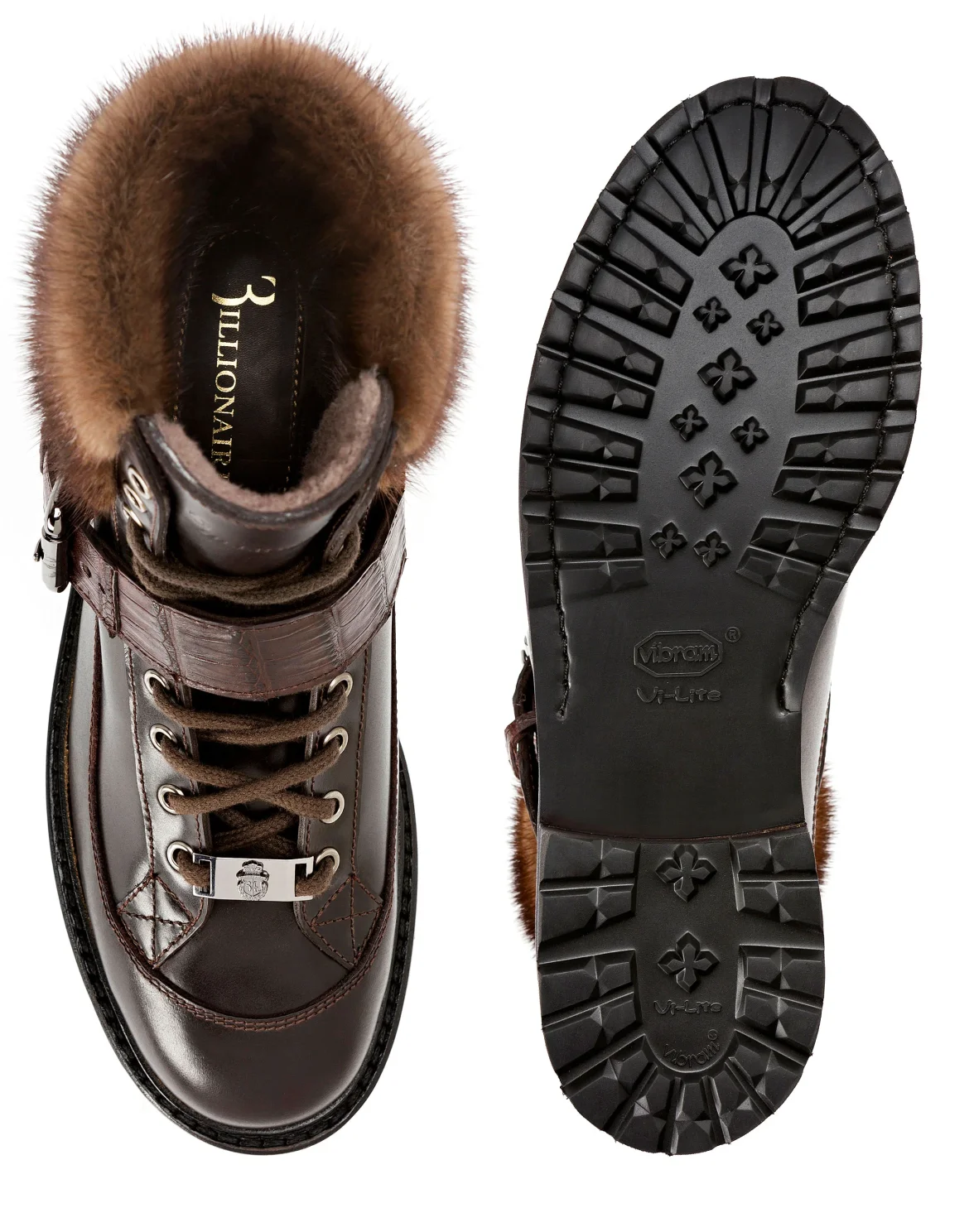 Boots Low Flat Luxury, цвет: Коричневый