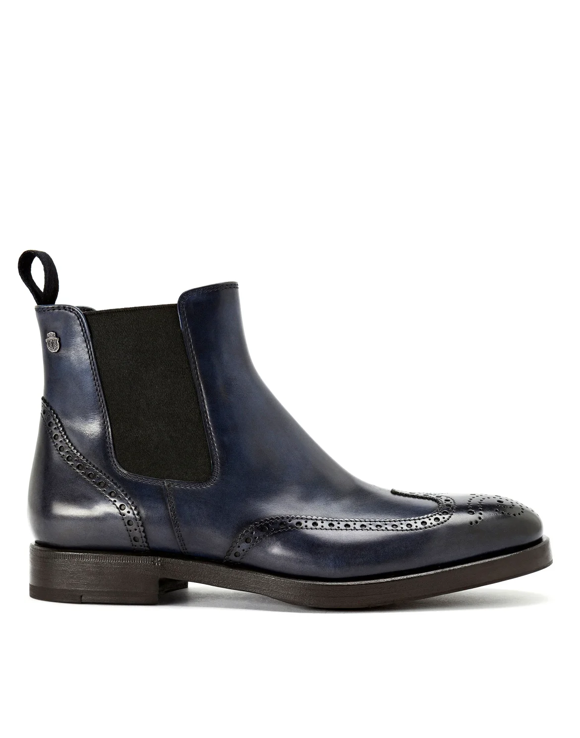 Boots Low Flat Elegant, цвет: Синий