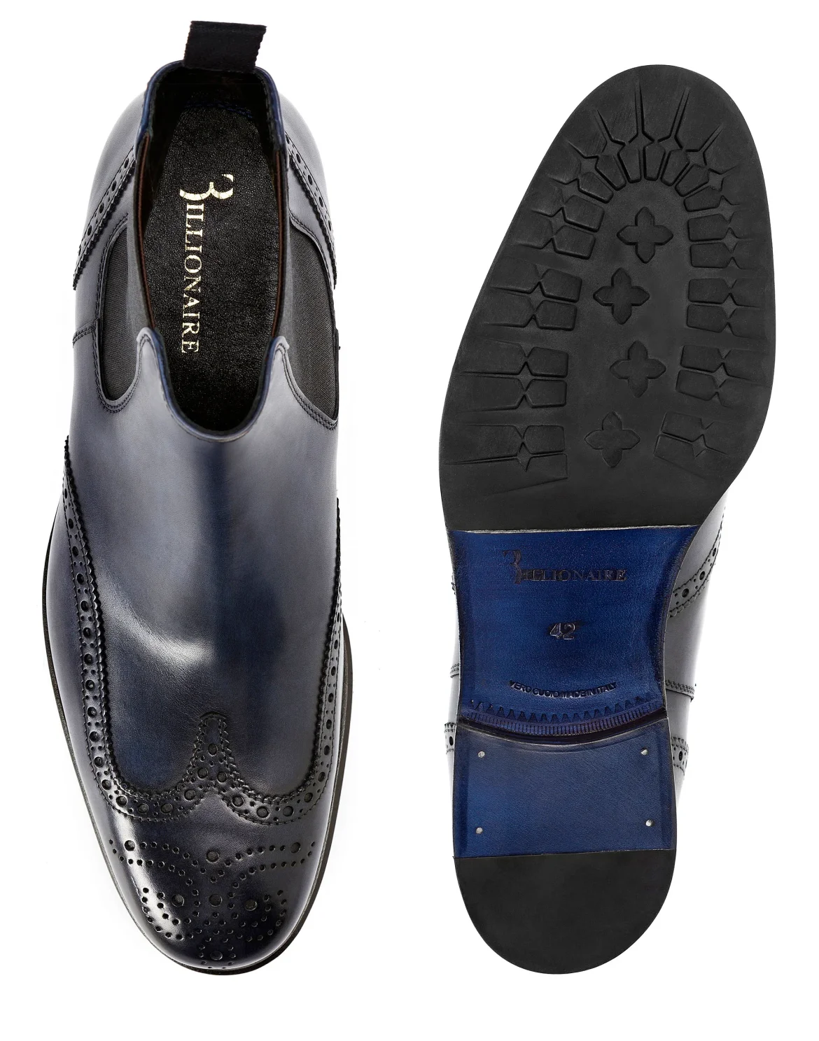 Boots Low Flat Elegant, цвет: Синий