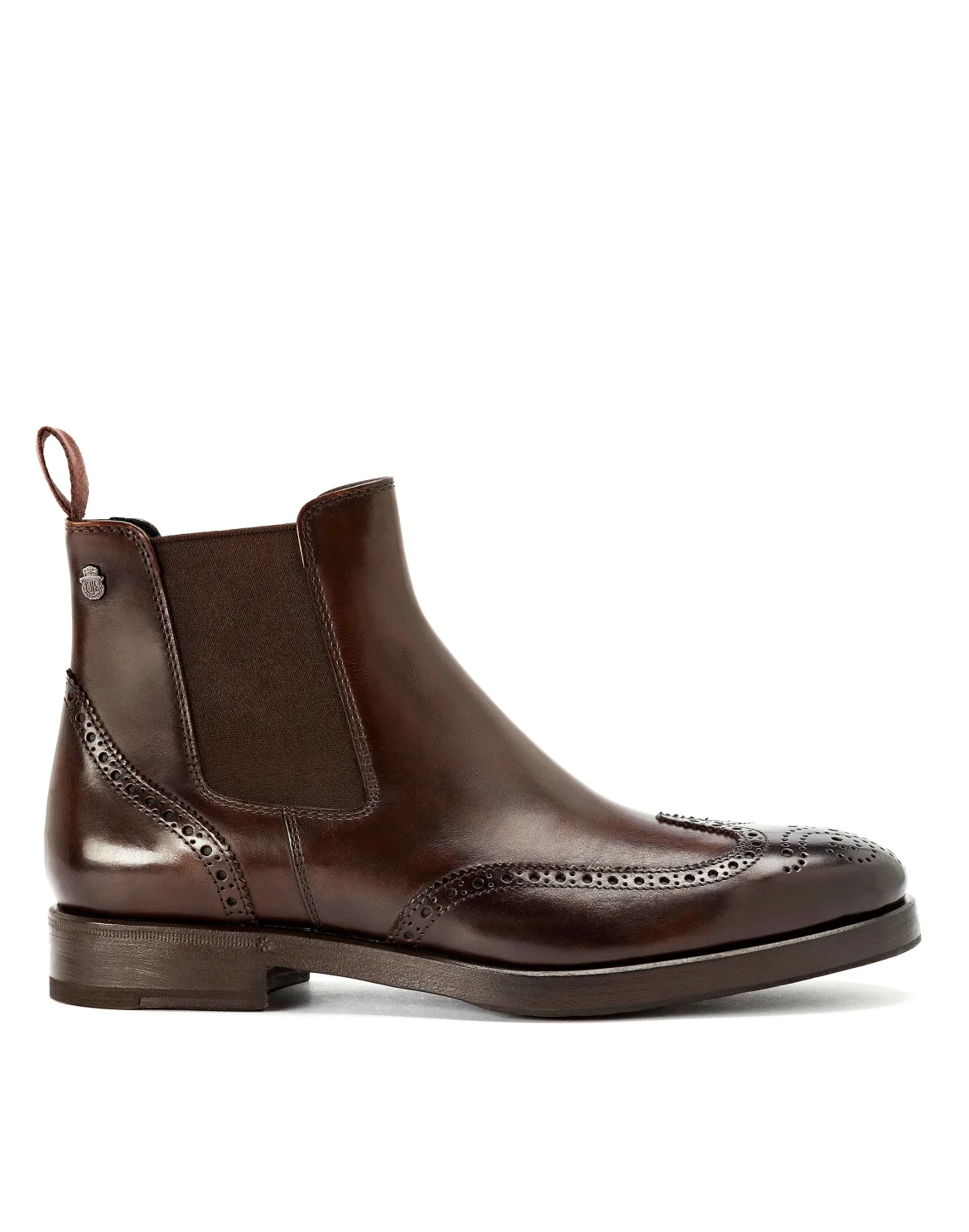 Boots Low Flat Elegant, цвет: Коричневый