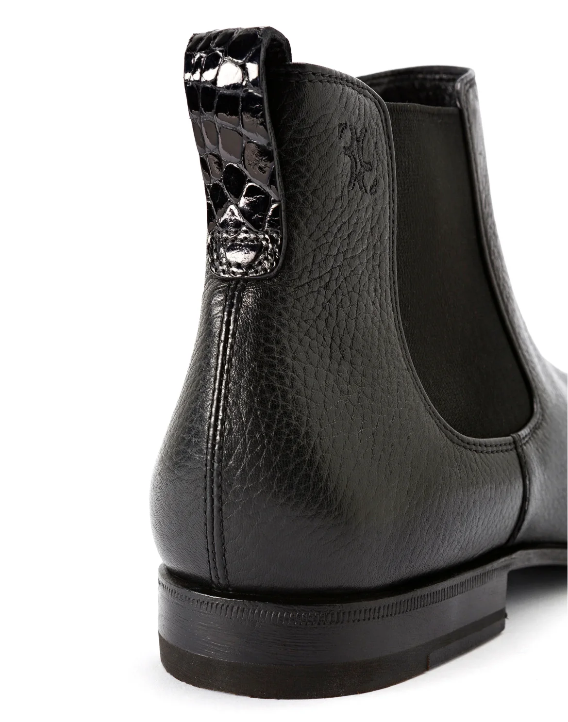 Boots Low Flat Luxury, цвет: Черный
